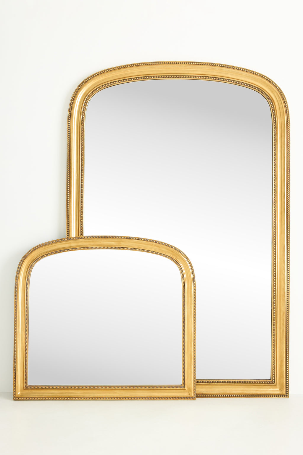 Edda Beaded Arched Mantel Mirror, 45 in in Bronze, product view 3