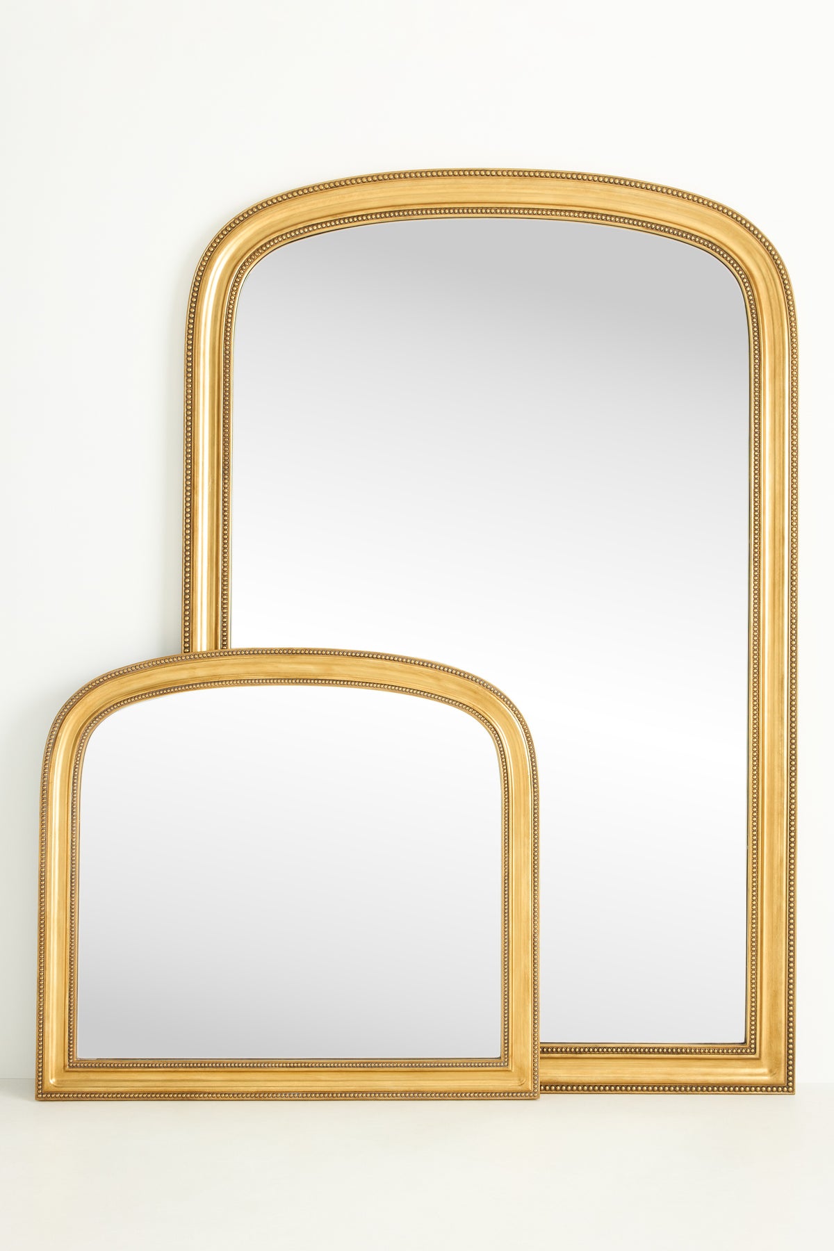Edda Beaded Arched Mantel Mirror, 45 in in Bronze, product view 3