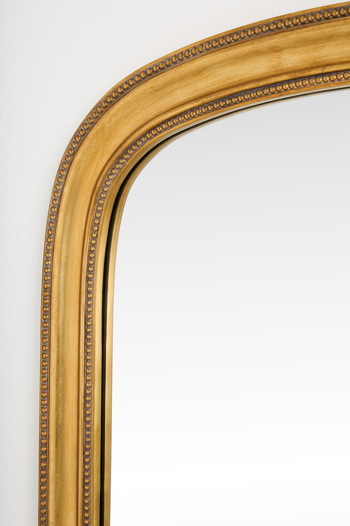 Edda Beaded Arched Mantel Mirror, 45 in in Bronze, product view 4
