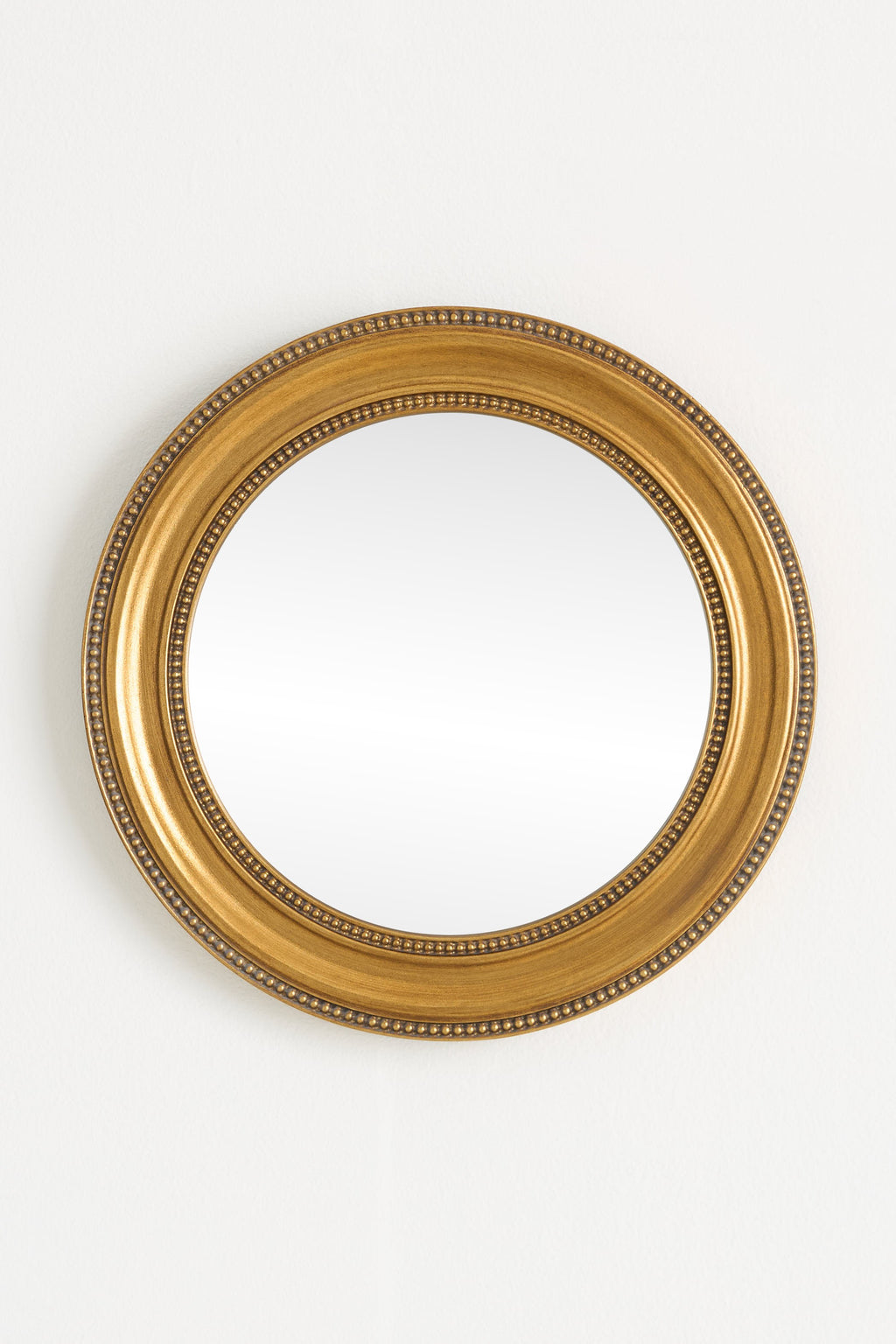 Edda Beaded Round Gallery Wall Mirror, 10 in in Bronze, product view 2