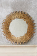 Bjarmi Antique Brass Sunburst Wall Mirror in 027 Antique Brass, product view 1