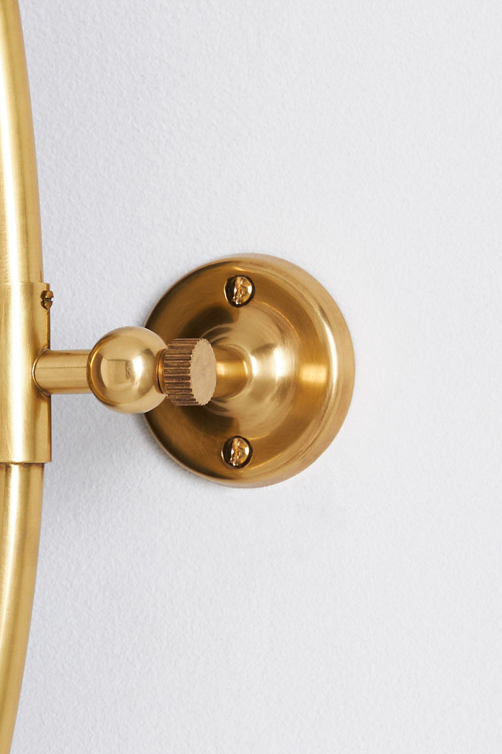 Eir Pivoting Bathroom Wall Mirror, Brass Finish in 070 Gold, product view 10
