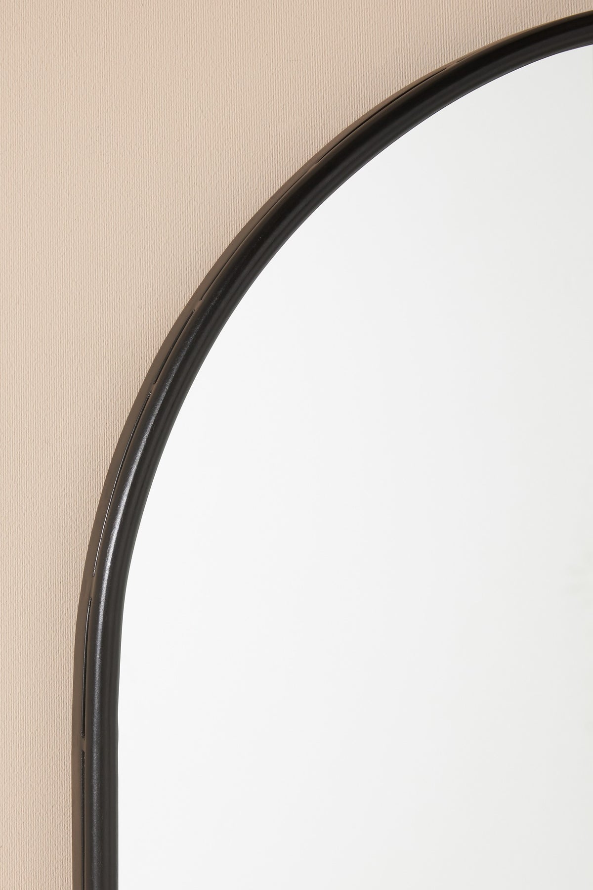 Stilla Thin Metal Arch Floor Mirror, 68 in in 001 Black, product view 2