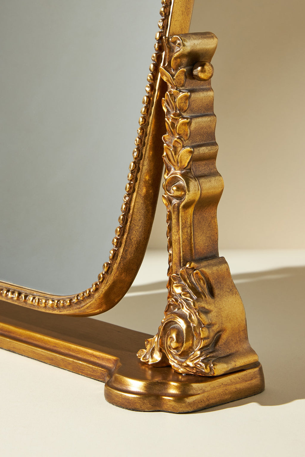 Hekla Baroque Gold Tabletop Vanity Mirror, product view 3