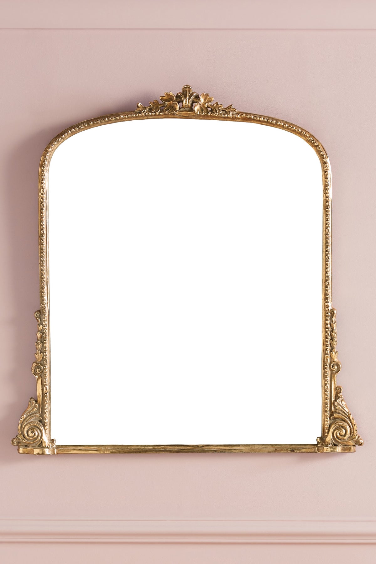 Hekla Baroque Arched Wall Mirror, 3 ft in Gold, product view 17