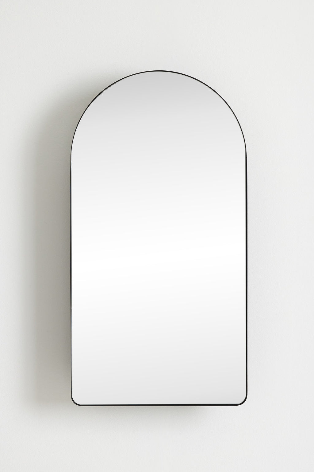 Yrsa Black Arched Mirrored Medicine Cabinet in 001 Black, product view 5