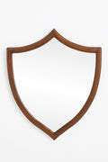 Ragnar Mahogany Shield Wall Mirror, Peaked Top in 020 Brown, product view 1
